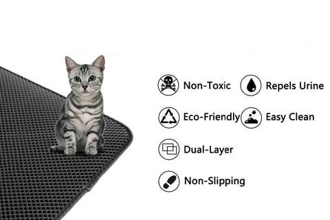 PetDudes™ Foldable Litter Catching Pad - PetShopDudes
